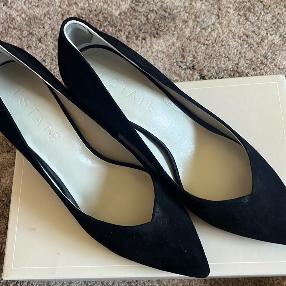 1. State Worn Once Black Heels